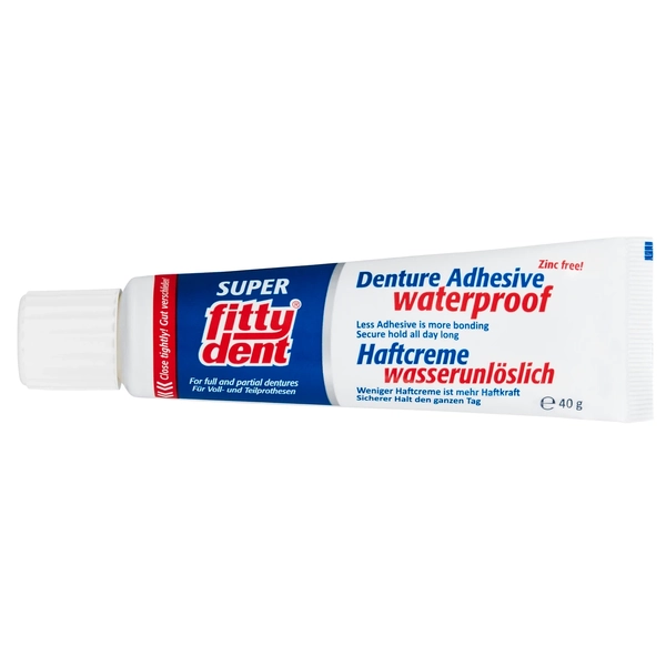 Super Fittydent Waterproof Denture Adhesive 40g