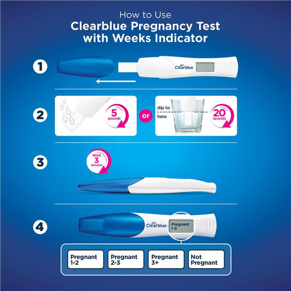 Clearblue Combo Pack Pregnancy Test - 3 Tests