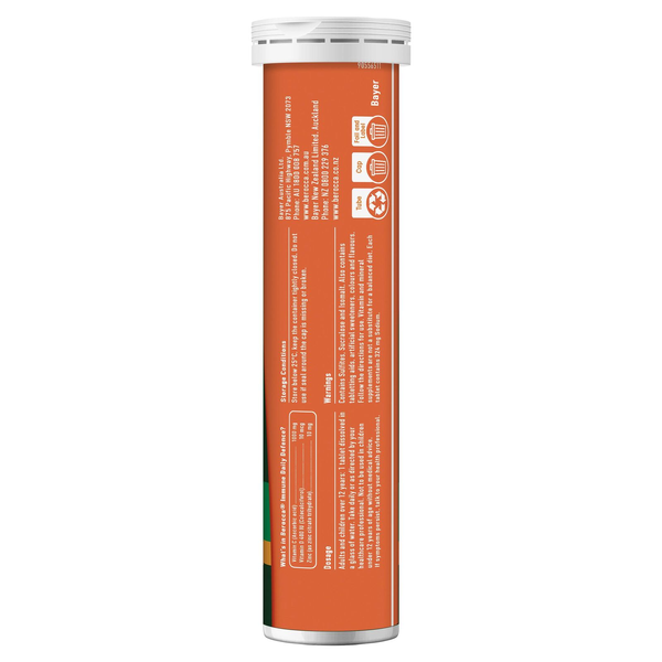Berocca Immune Daily Defence Orange 15 Effervescent Tablets