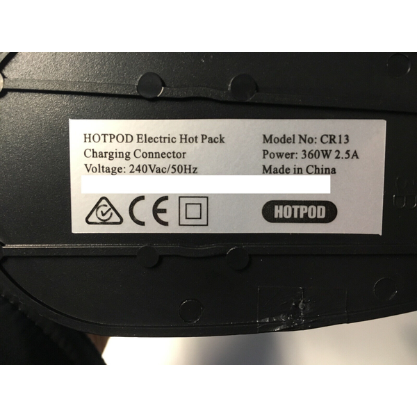 Hotpod Electric Hot Pack Next Generation Hot Water Bottle Heat Pack Reheatable