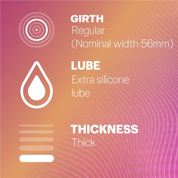 3X Durex Pleasure Me Regular Fit 10 Condoms