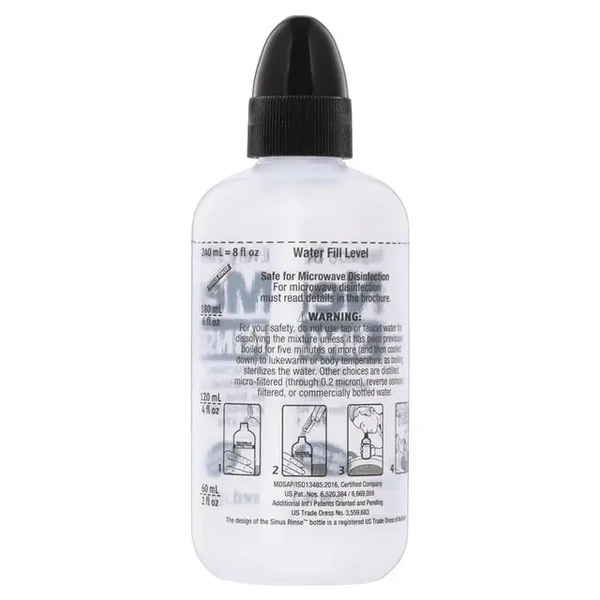 NeilMed Sinus Rinse Starter Kit Bottle + 10 Premixed Sachets