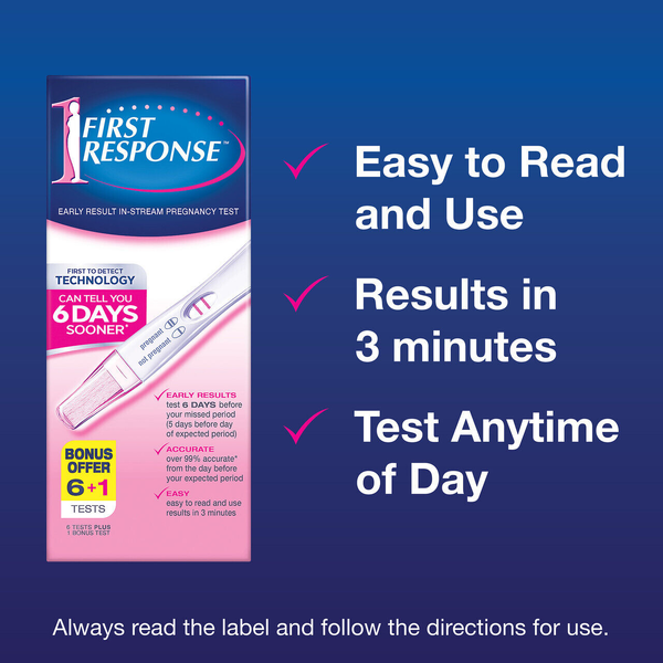 First Response Early Result In-Stream Pregnancy Test - 7 Tests