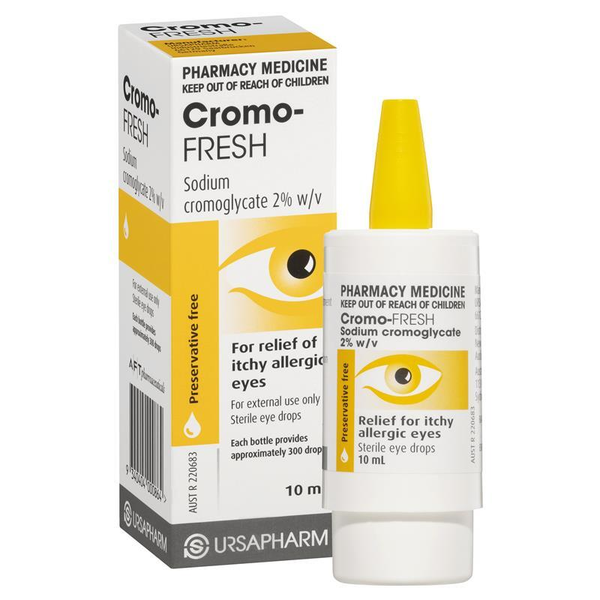 Cromo-Fresh Eye Drops 10ml