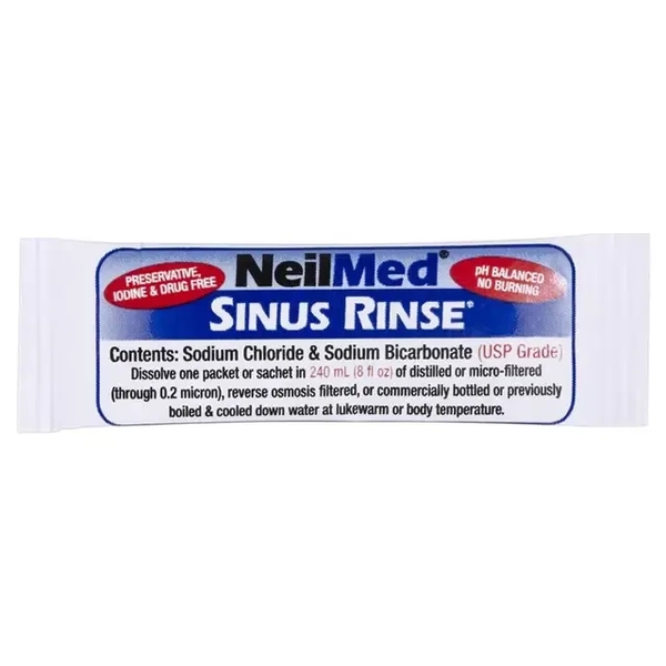 NeilMed Sinus Rinse Starter Kit Bottle + 10 Premixed Sachets