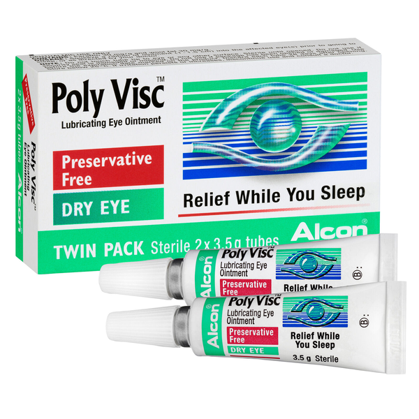 Poly Visc Lubricating Eye Ointment Twin Pack 2 x 3.5g