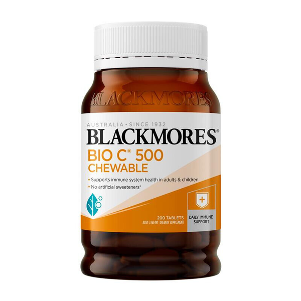 Blackmores Bio C 500mg Chewable 200 Tablets