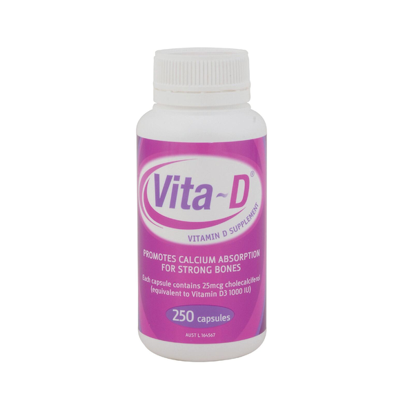 Vita-D Vitamin D Supplement 250 Capsules