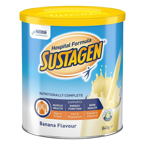 Sustagen Hospital Formula 840g Banana Flavour
