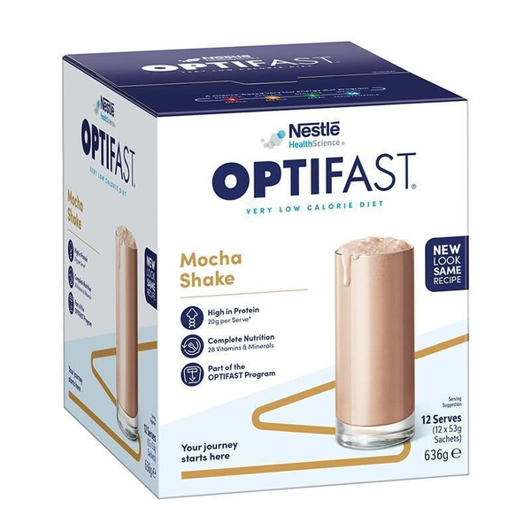 Optifast VLCD Shake Mocha 12 x 53g Sachets