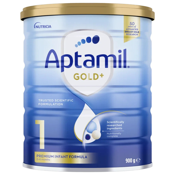 Aptamil Gold+ 1 Premium Infant Formula 0-6 Months 900g