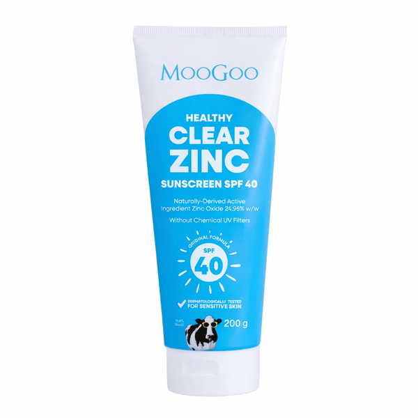 MooGoo Healthy Clear Zinc Sunscreen SPF40 200g