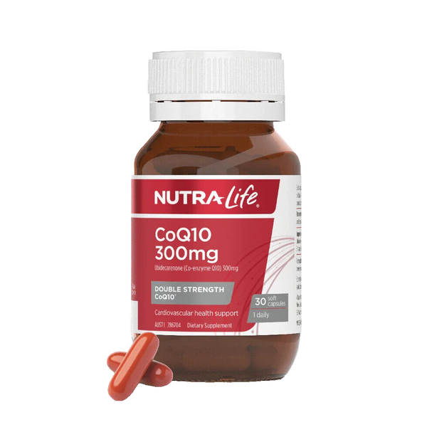 Nutra Life COQ10 300mg 30 Capsules