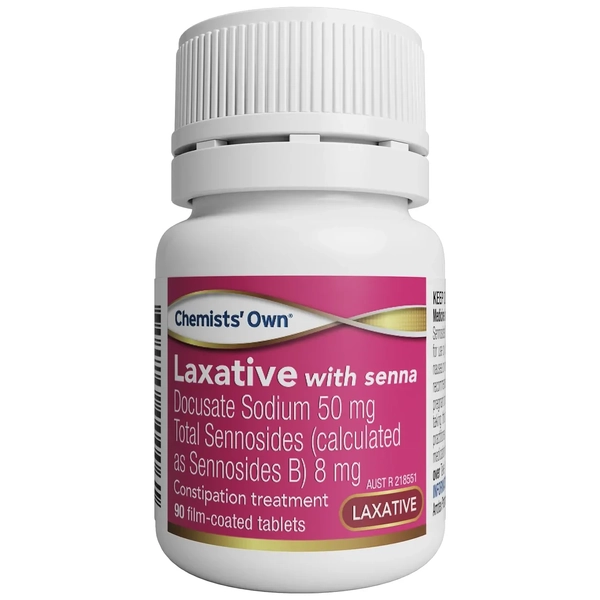 Chemists' Own Laxative With Senna 90 Tablets Same as Coloxyl with Senna