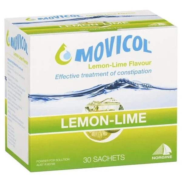Movicol Constipation Relief Powder Lemon Lime 30 Sachets