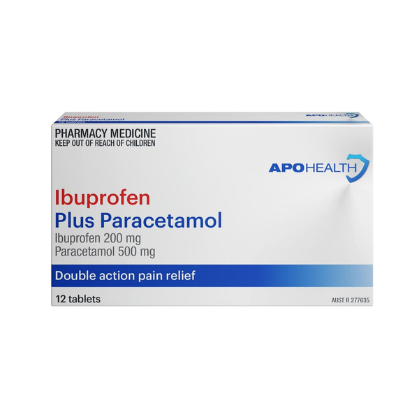 APH Ibuprofen Plus Paracetamol 12 Tablets