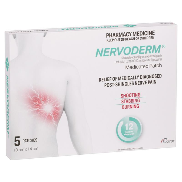 Nervoderm 5% 5 Dermal Patches