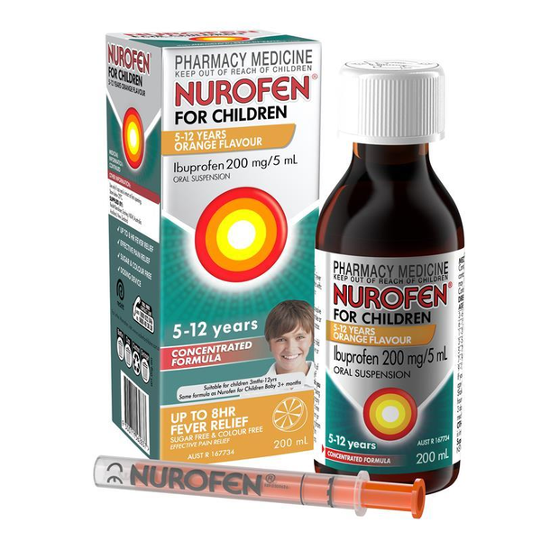 Nurofen For Children 5 - 12 Years Orange 200ml