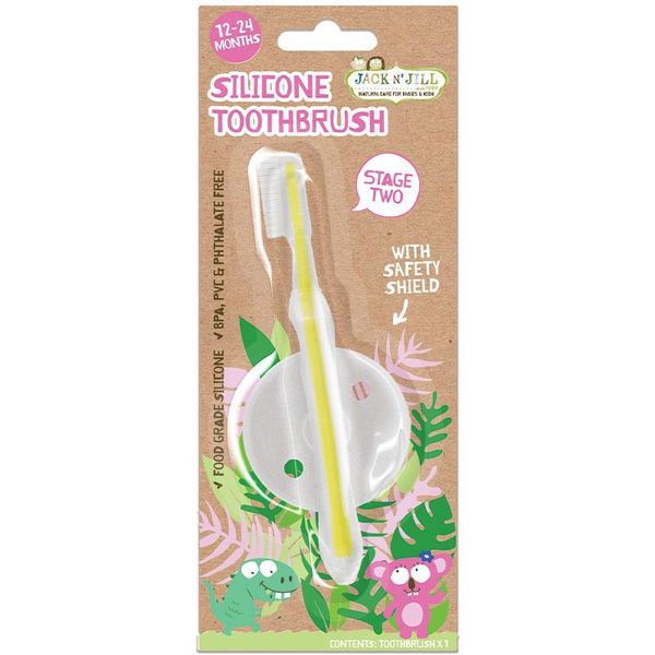 Jack N' Jill Silicone Toothbrush Stage Two