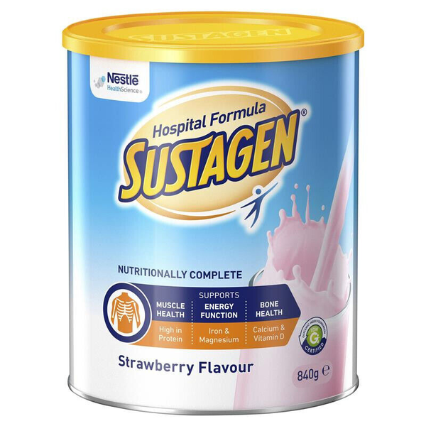 Sustagen Hospital Formula 840g Strawberry Flavour