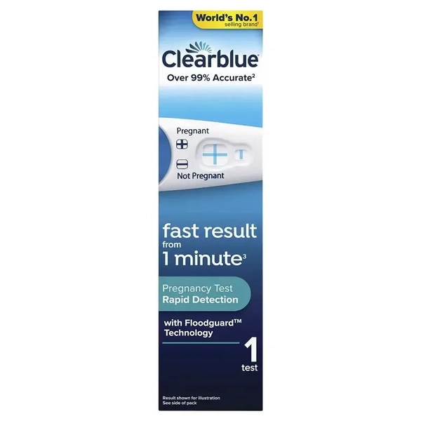 Clearblue Rapid Detection Pregnancy Test - 1 Test