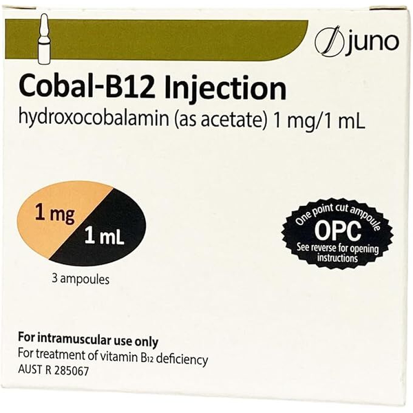 Cobal B12 Injection 1mg/1ml 3 Pack