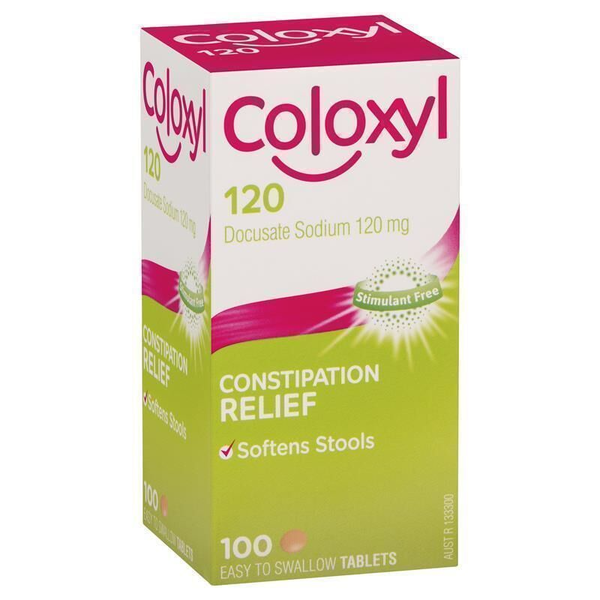 Coloxyl 120mg 100 Tablets
