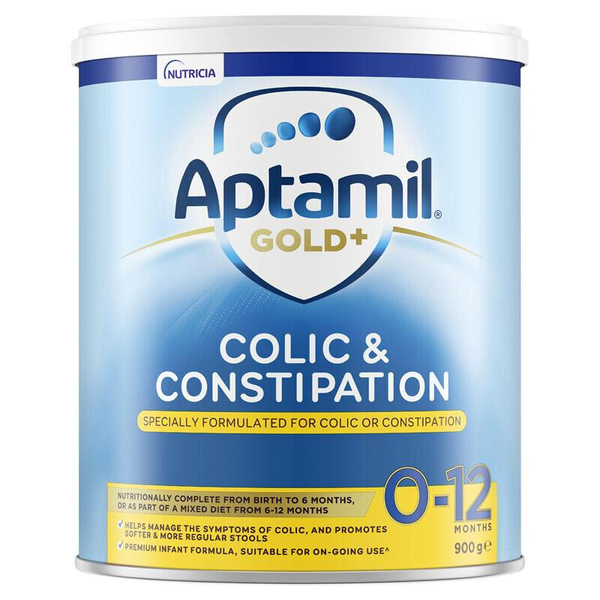 Aptamil Gold+ Colic &amp; Constipation 0-12 Months 900g