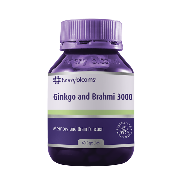 Henry Blooms Gingko and Brahmi 3000 60C