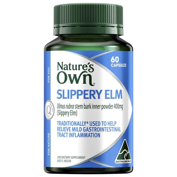 Nature's Own Slippery Elm 60 Capsules