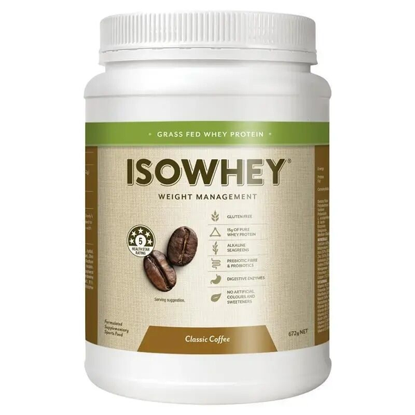 Isowhey Weight Management 672g Classic Coffee