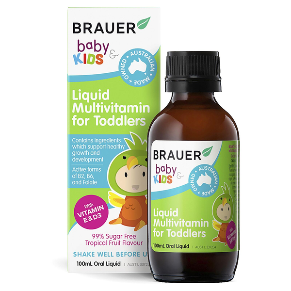 Brauer Baby &amp; Kids Liquid Multivitamin For Toddlers 100ml