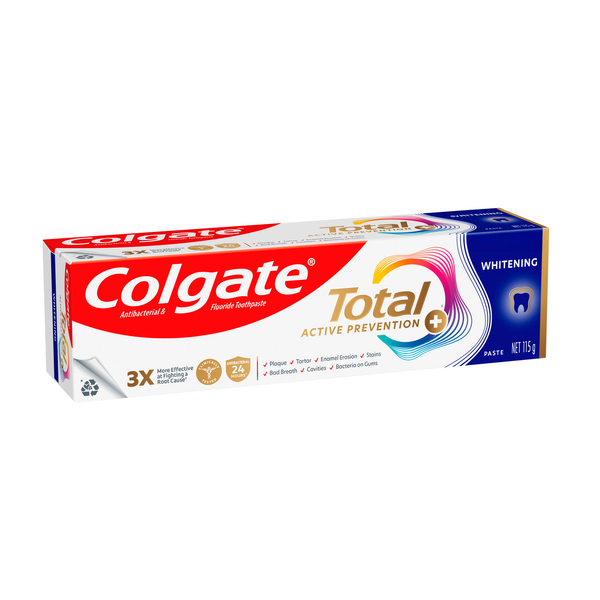 Colgate Total Active Prevention Whitening Toothpaste 115g