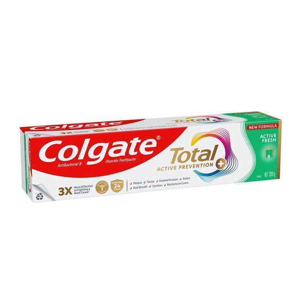 Colgate Total Active Prevention Active Fresh Toothpaste 200g