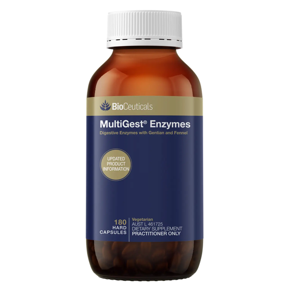 BioCeuticals MultiGest Enzymes 180 Capsules