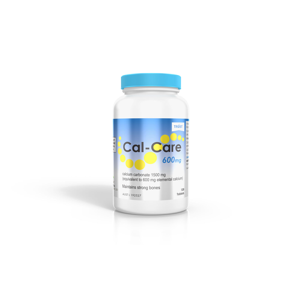Trust Cal - Care 600mg 120 Tablets Same as Caltrate