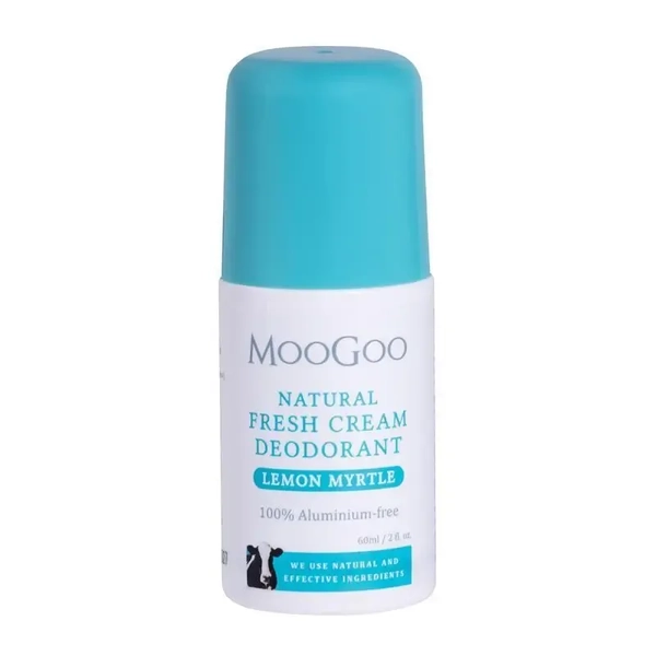 MooGoo Natural Fresh Cream Deodorant Lemon Myrtle 60ml