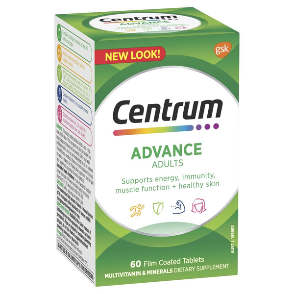Centrum Advance Adults 60 Tablets