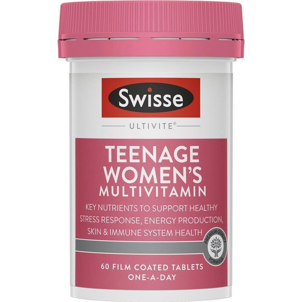 Swisse Ultivite Teenage Women's Multivitamin 60 Tablets