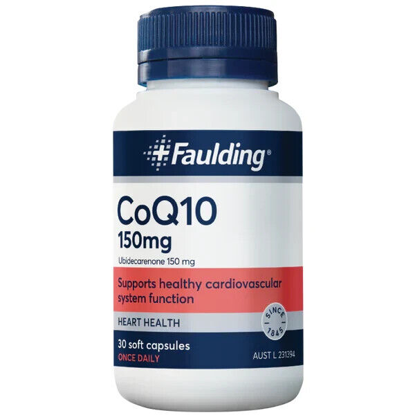 Faulding CoQ10 150mg 30 Capsules