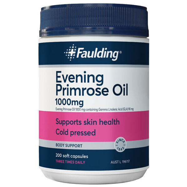 Faulding Evening Primrose Oil 1000mg 200 Capsules