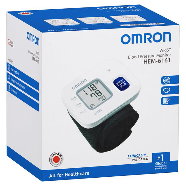 Omron HEM-6161 Wrist Blood Pressure Monitor