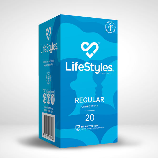 LifeStyles REGULAR Comfort Fit 20 Condoms