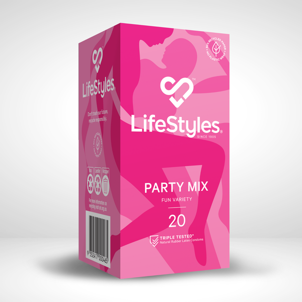 LifeStyles PARTY MIx Fun Variety 20 Condoms