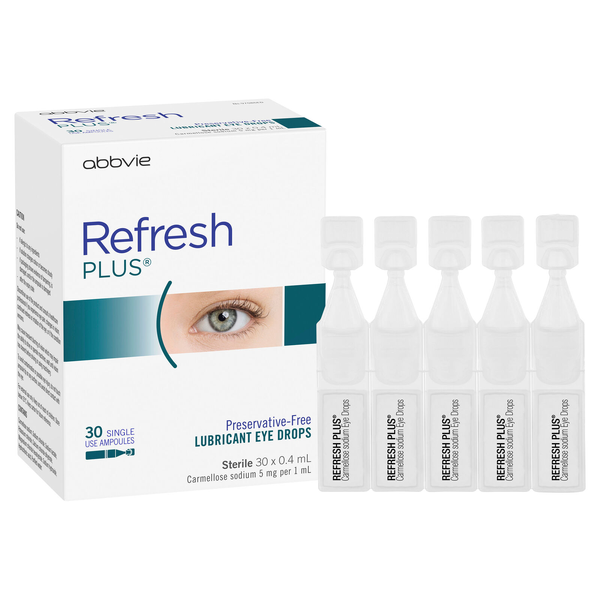 Refresh Plus Lubricant Eye Drops 30 x 0.4ml