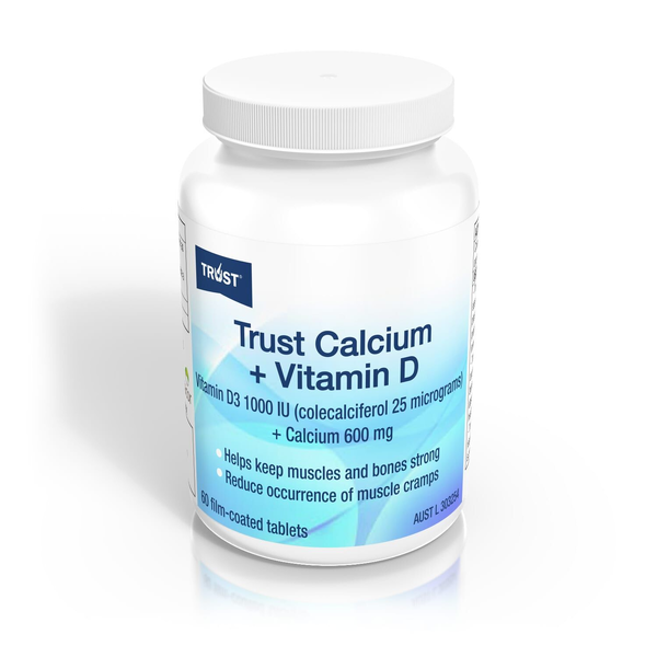 Trust Calcium + Vitamin D 120 Tablets Same as Ostevit D + Calcium