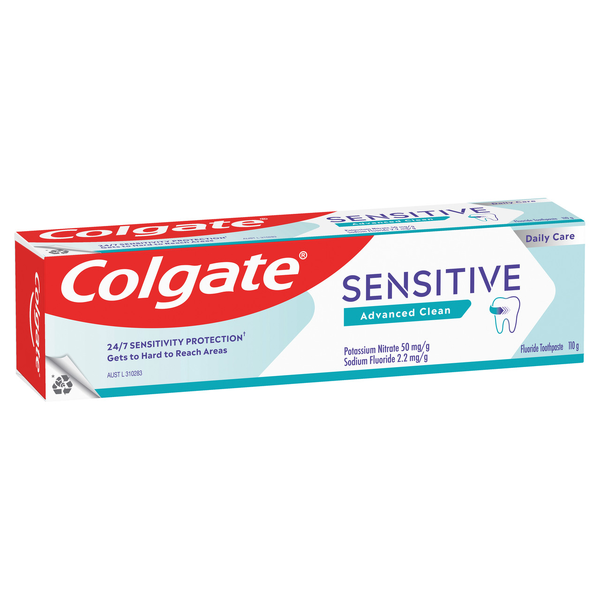 Colgate Sensitive Advanced Clean Toothpaste 110g