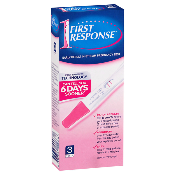 First Response Early Result In-Stream Pregnancy Test - 3 Tests