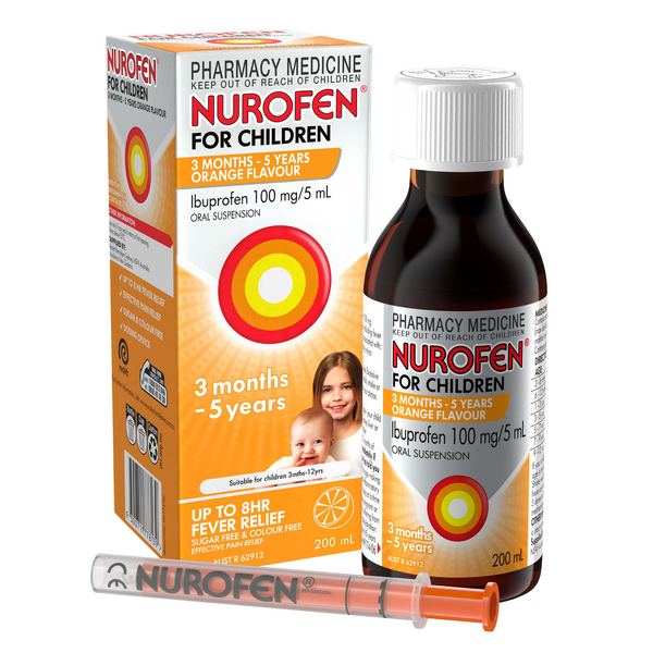 Nurofen For Children 3 Months - 5 Years Orange 200ml