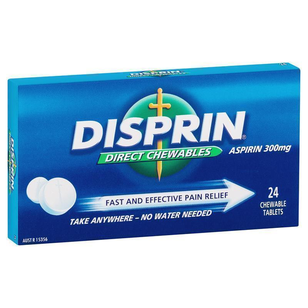Disprin Direct Chewables 300mg 24 Tablets